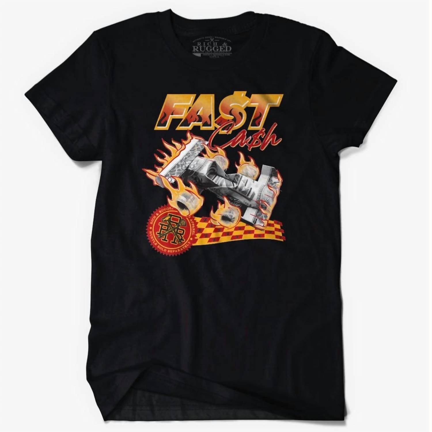 Мужская футболка Fast Cash черного/ярко-оранжевого/красного цвета Rich & Rugged Apparel
Мужская футболка Fast Cash черного/ярко-оранжевого/красного цвета Rich & Rugged Apparel