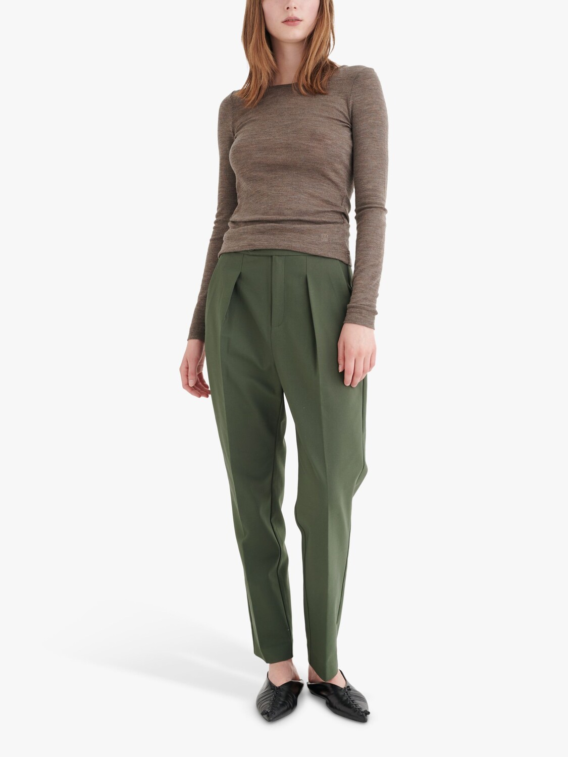 Шерстяная футболка с длинными рукавами Fang InWear, коричневый меланж
Шерстяная футболка с длинными рукавами Fang InWear, коричневый меланж