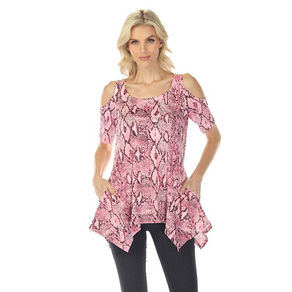 Женский топ с холодным плечом и змеиным принтом Wm Fashion, Pink
Женский топ с холодным плечом и змеиным принтом Wm Fashion, Pink