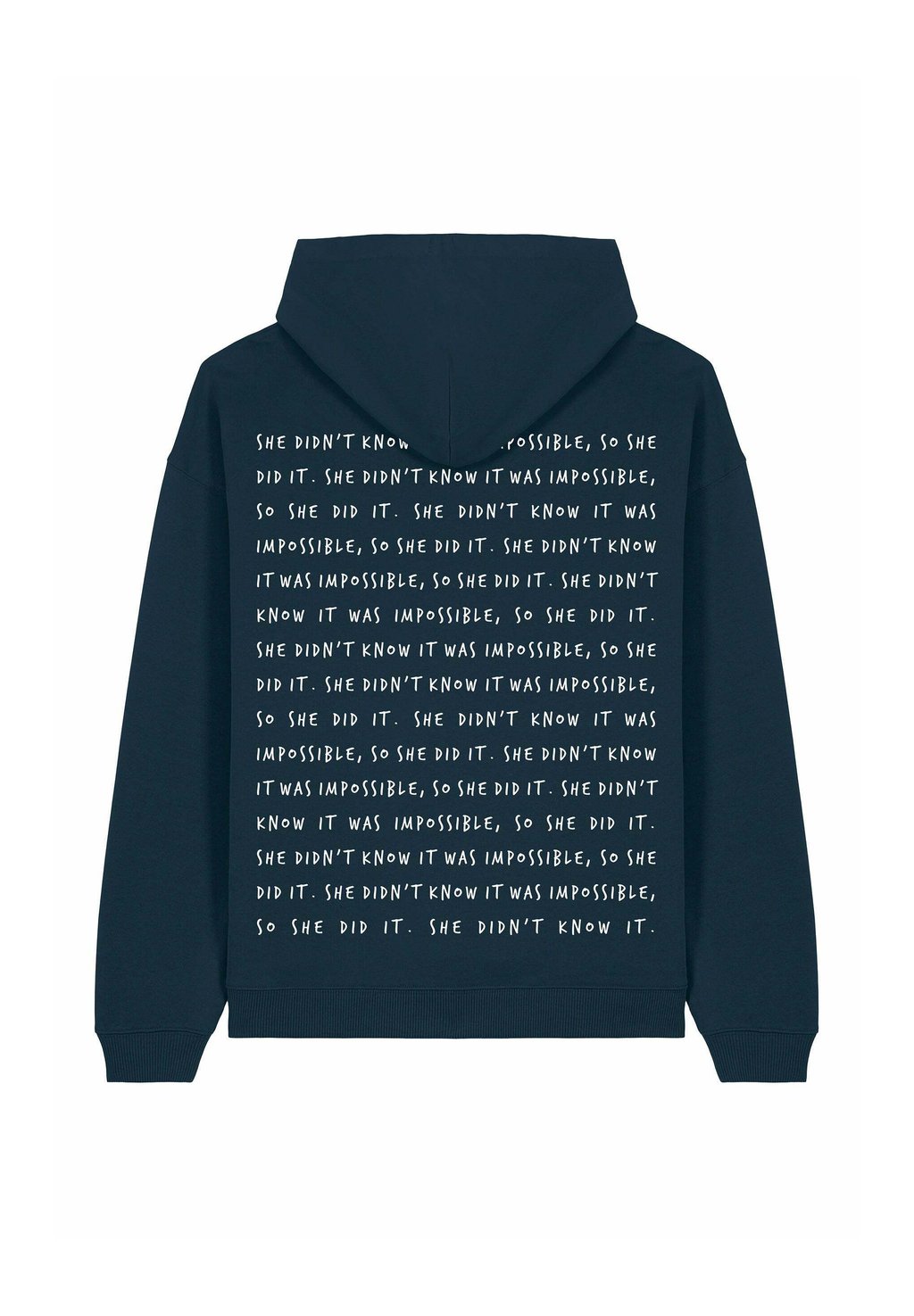 Толстовка с капюшоном SHE DIDNT KNOW IT WAS IMPOSSIBLE - Sweatshirt Mira Paris, темно-синий
Толстовка с капюшоном SHE DIDNT KNOW IT WAS IMPOSSIBLE - Sweatshirt Mira Paris, темно-синий