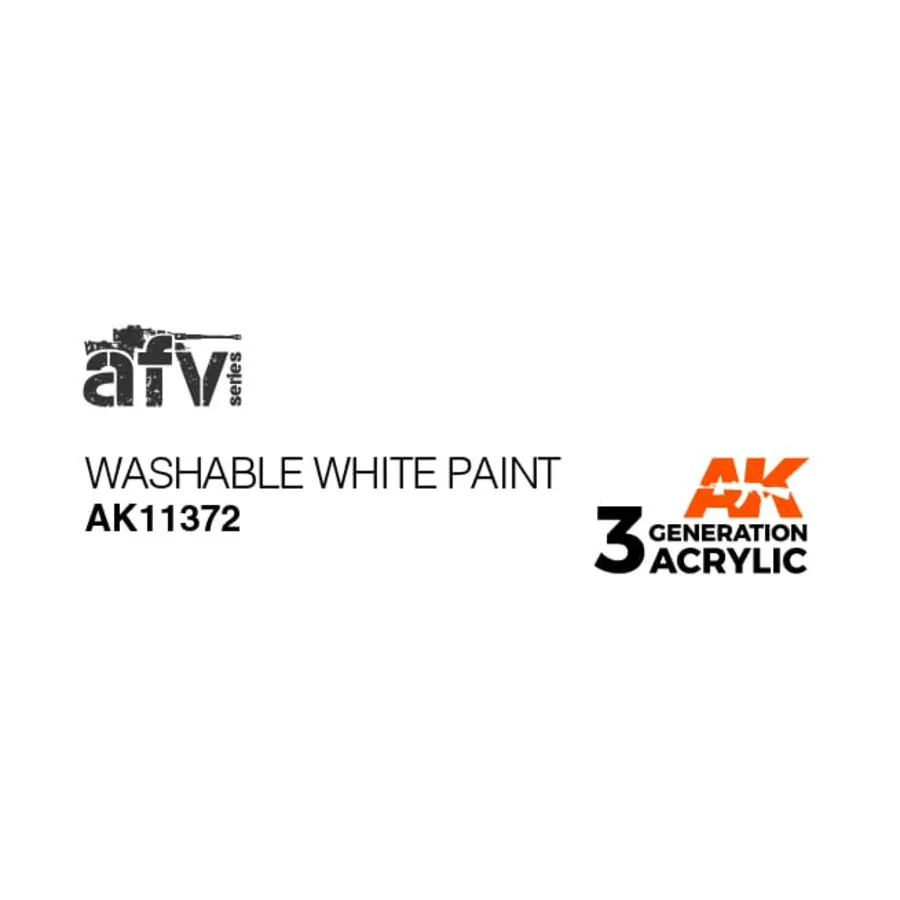 Моющаяся белая краска, 3rd Gen Acrylic - AFV
Моющаяся белая краска, 3rd Gen Acrylic - AFV
