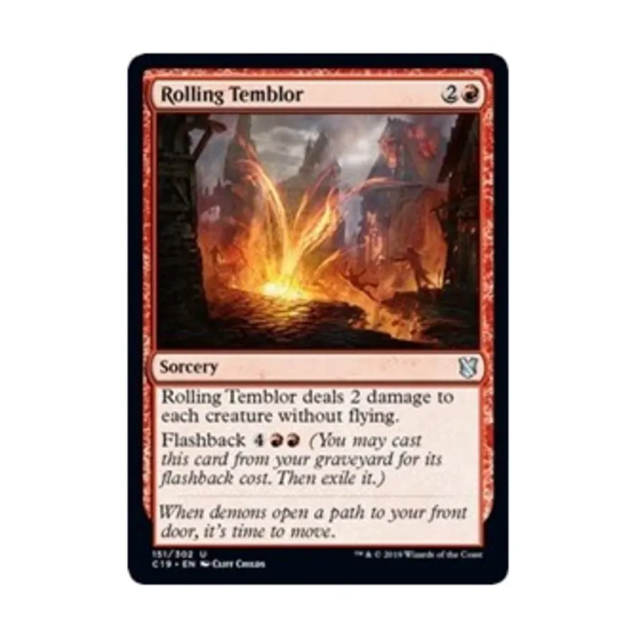 CCG Роллинг Темблор (U), MTG - Commander 2019
CCG Роллинг Темблор (U), MTG - Commander 2019