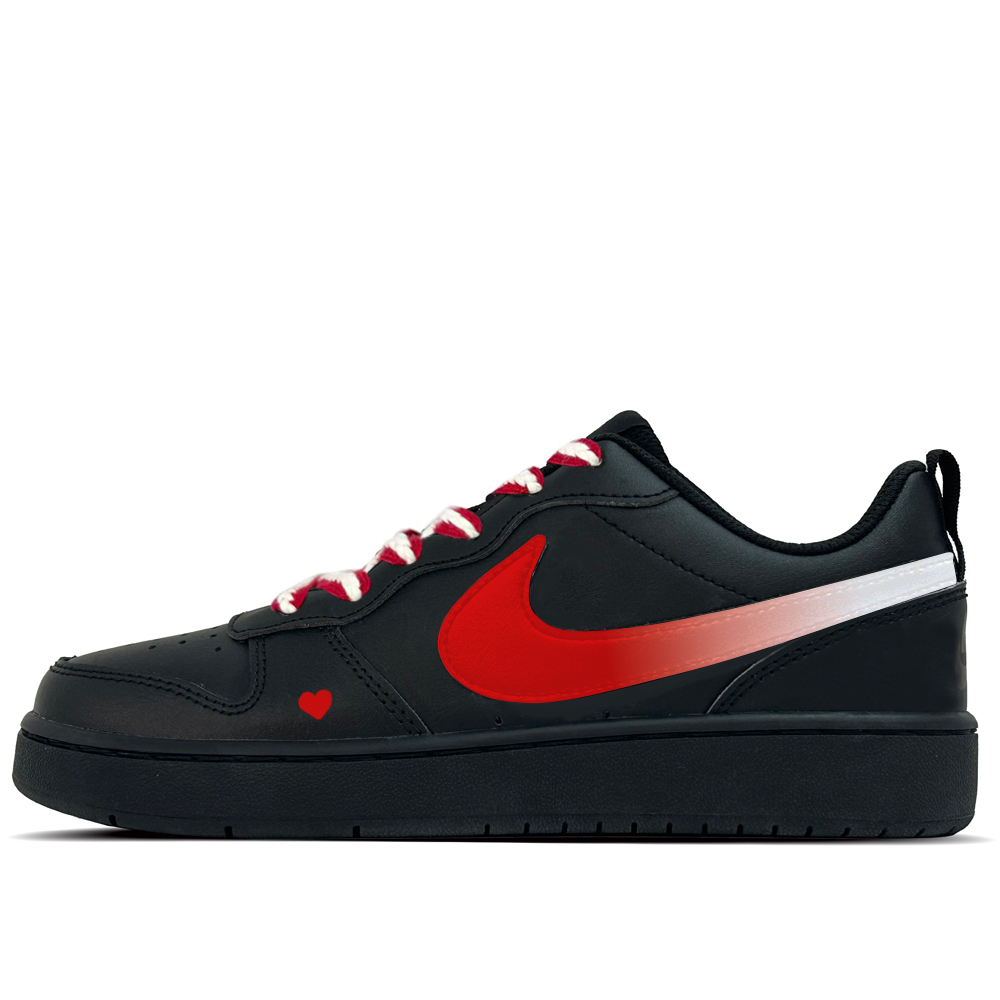 Court Borough Red Strings Whispers нескользящие устойчивые к истиранию низкие детские скейтбординг кроссовки Nike, черный
Court Borough Red Strings Whispers нескользящие устойчивые к истиранию низкие детские скейтбординг кроссовки Nike, черный