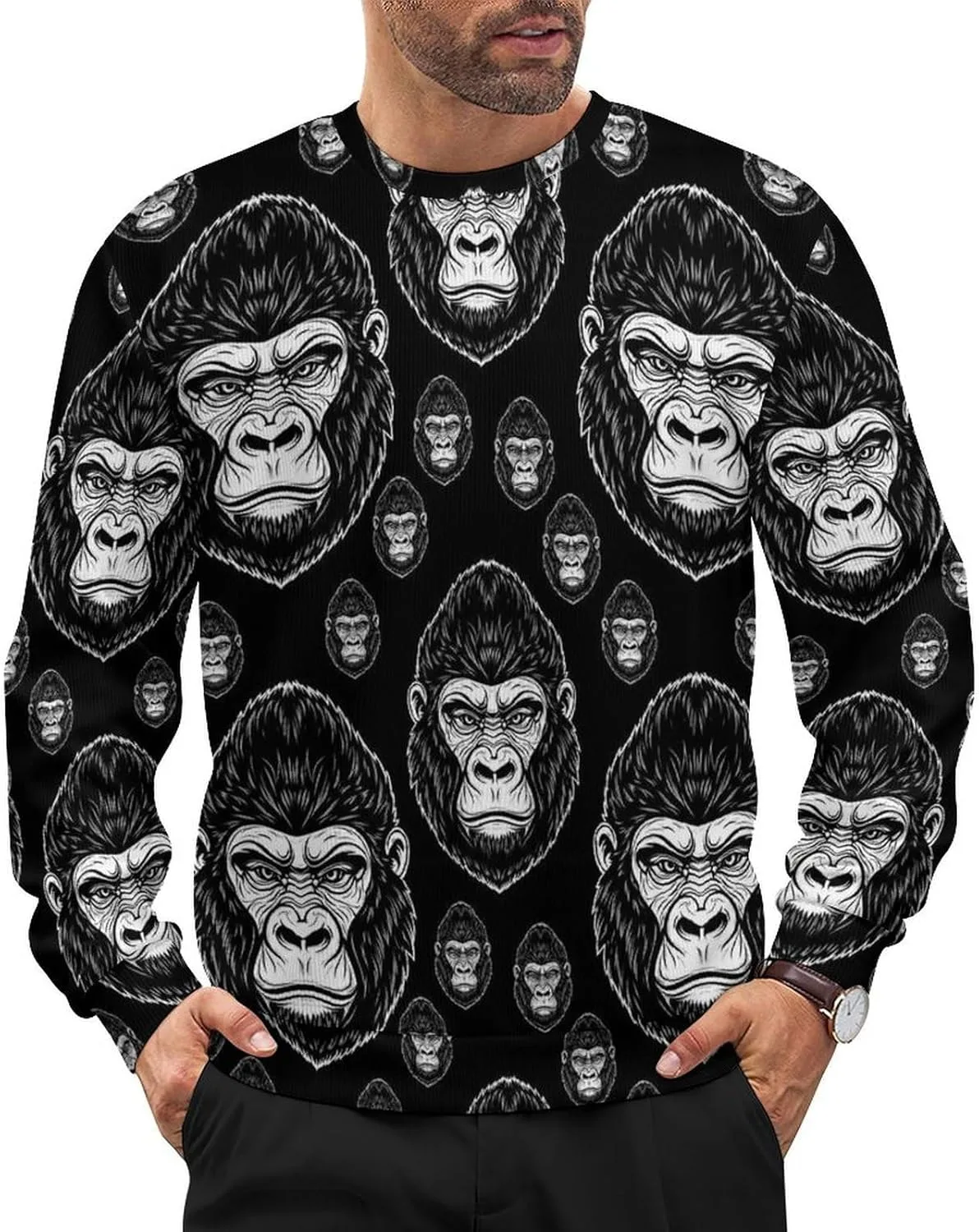 Мужской свитер с длинным рукавом, мягкий и свободный Meaudiwes
Мужской свитер с длинным рукавом, мягкий и свободный Meaudiwes