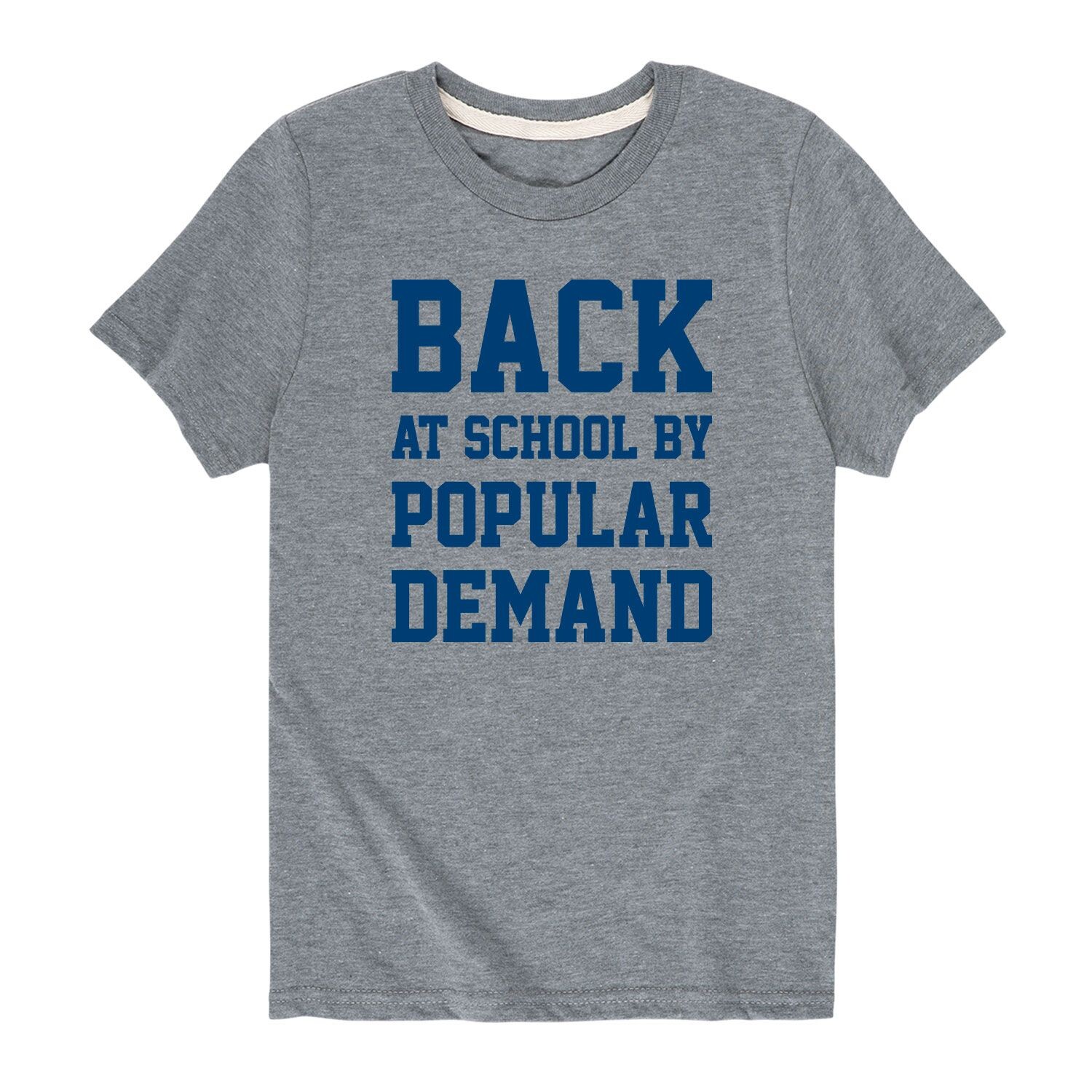 Футболка с графическим рисунком для мальчиков 8–20 лет «Снова в школе» Licensed Character, серый 
Футболка с графическим рисунком для мальчиков 8–20 лет «Снова в школе» Licensed Character, серый