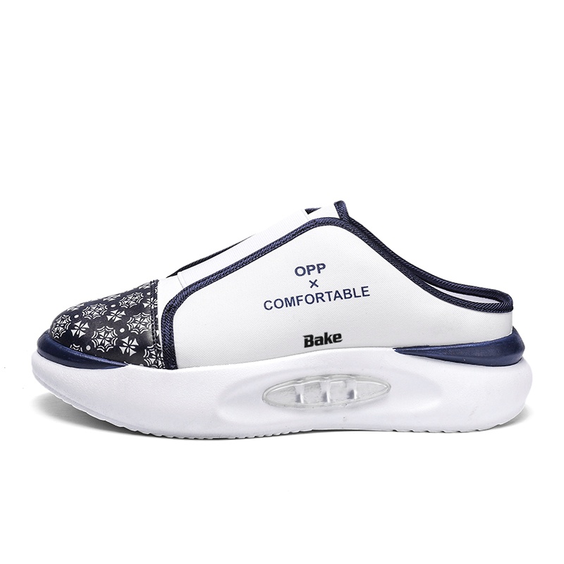 Мужские сандалии с закрытым носком, устойчивые к истиранию и запаху BAKE, White Blue
Мужские сандалии с закрытым носком, устойчивые к истиранию и запаху BAKE, White Blue