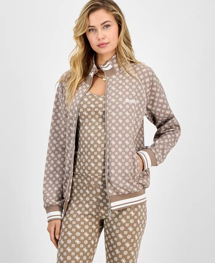 Женская толстовка Aggie Peony с застежкой-молнией GUESS, зеленый
Женская толстовка Aggie Peony с застежкой-молнией GUESS, зеленый