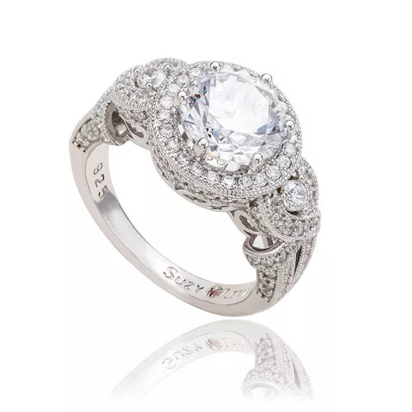 Кольцо Suzy Levian из стерлингового серебра с круглыми кубическими цирконами, французская филигрань Suzy Levian New York, white
Кольцо Suzy Levian из стерлингового серебра с круглыми кубическими цирконами, французская филигрань Suzy Levian New York, white