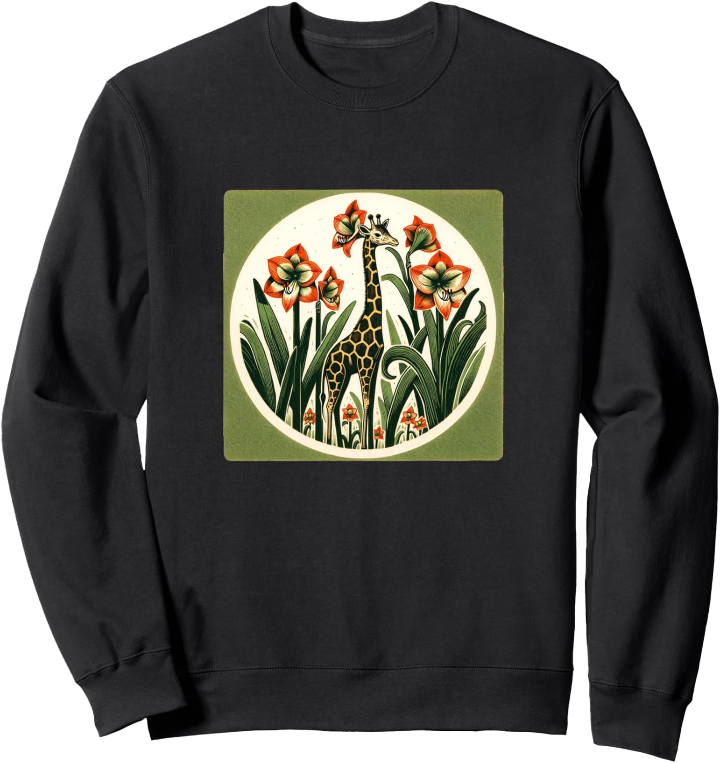 Толстовка с изображением жирафа и надписью «Любитель жирафов» Retro Giraffe Lovers Art Snugg, черный
Толстовка с изображением жирафа и надписью «Любитель жирафов» Retro Giraffe Lovers Art Snugg, черный