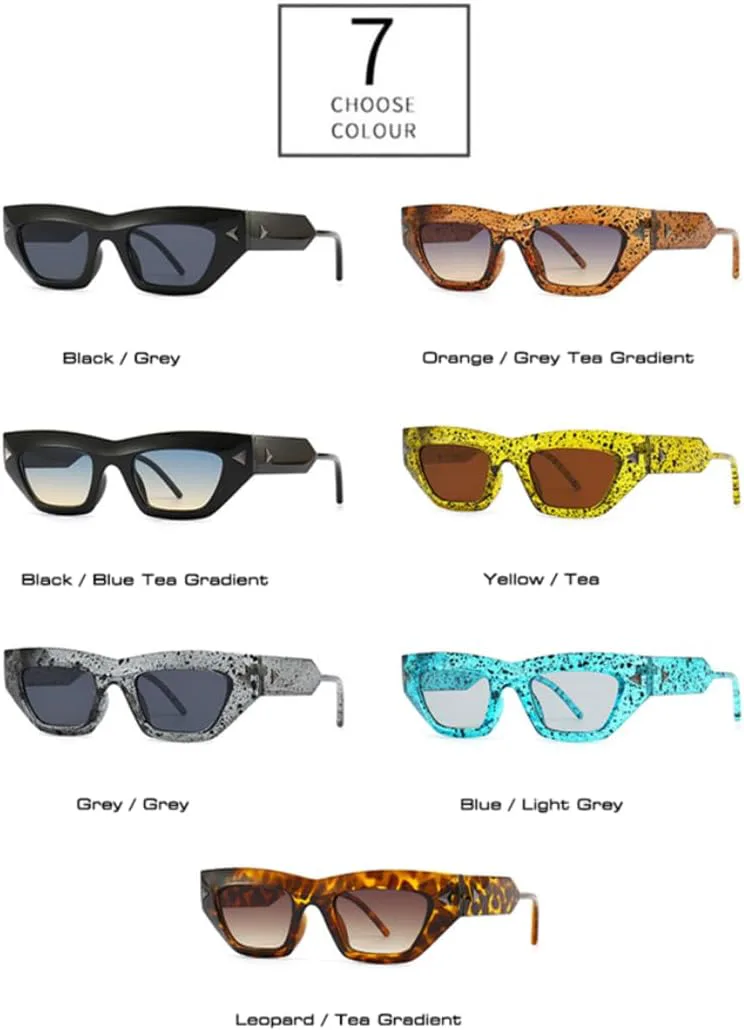 Модные солнцезащитные очки «кошачий глаз» для женщин, роскошные солнцезащитные очки в винтажном стиле для мужчин, с заклепками и градиентом TOIPASTN, Black Grey
Модные солнцезащитные очки «кошачий глаз» для женщин, роскошные солнцезащитные очки в винтажном стиле для мужчин, с заклепками и градиентом TOIPASTN, Black Grey