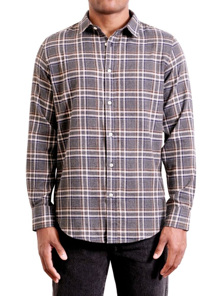 Фланелевая рубашка узкого кроя в клетку Graham Hyden Yoo, серый
Фланелевая рубашка узкого кроя в клетку Graham Hyden Yoo, серый