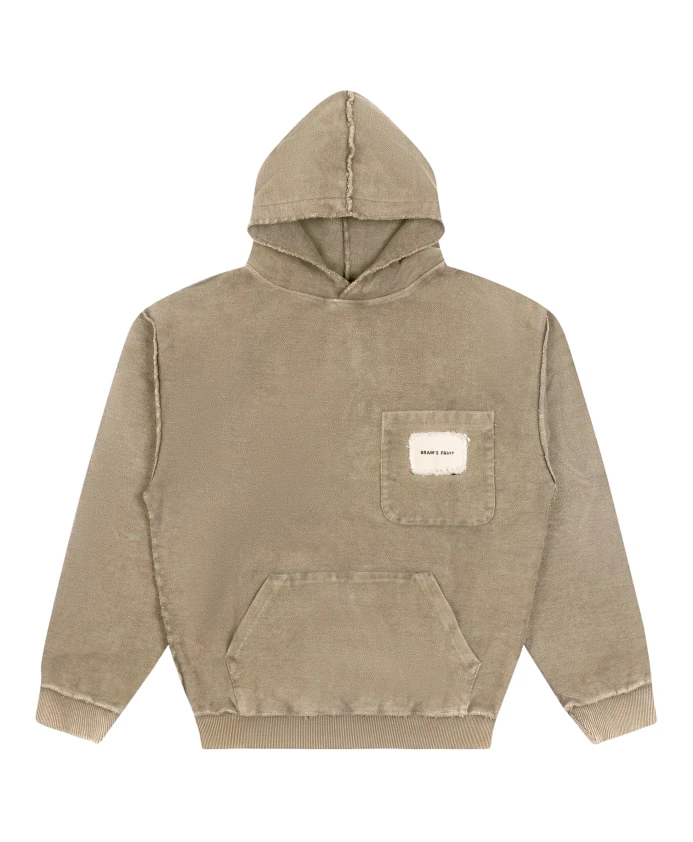 Худи с выцветшим нагрудным карманом из парусины Bram'S Fruit, бежевый
Худи с выцветшим нагрудным карманом из парусины Bram'S Fruit, бежевый