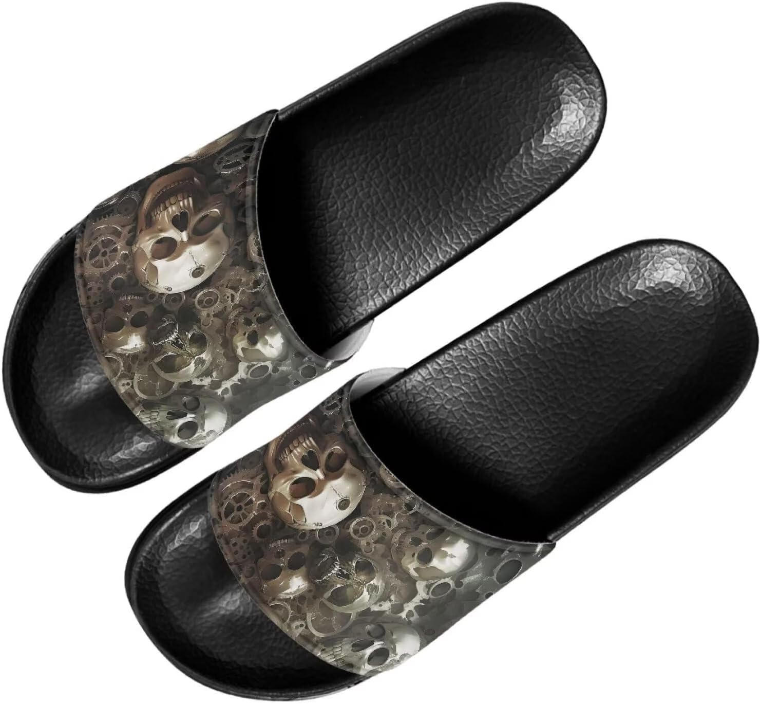 Мужские шлепанцы Quxjehoe, быстросохнущие для душа, противоскользящие, легкие летние сандалии, размеры США 5-14, Skulls
Мужские шлепанцы Quxjehoe, быстросохнущие для душа, противоскользящие, легкие летние сандалии, размеры США 5-14, Skulls