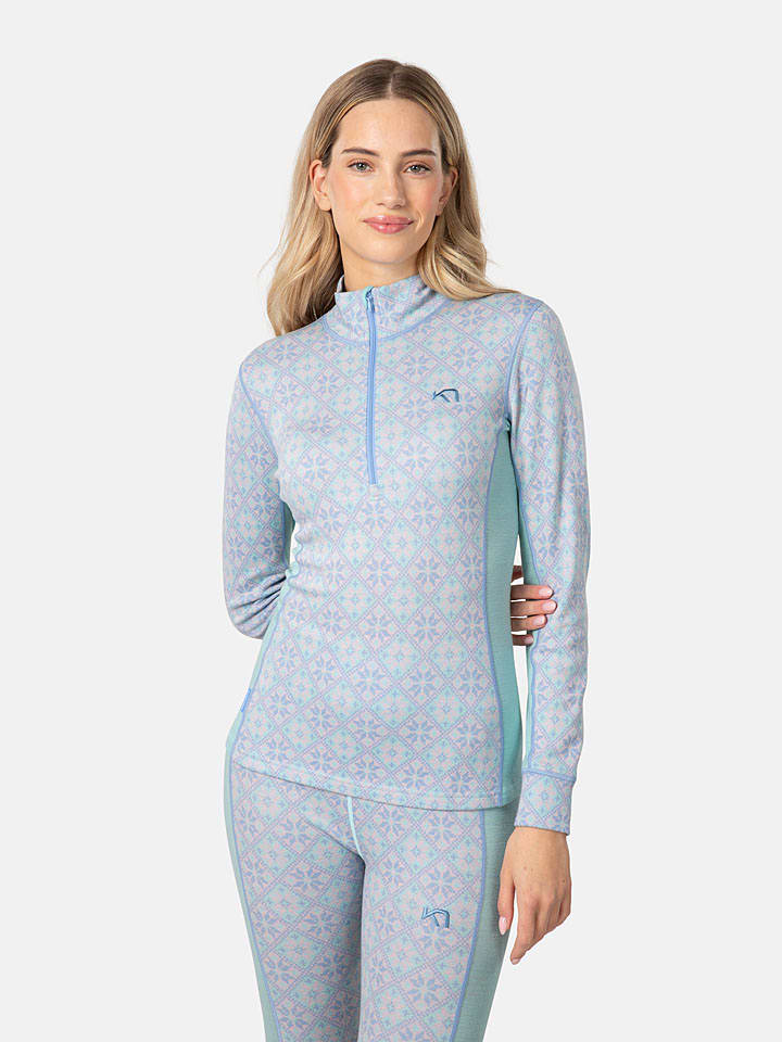 KARI TRAA Терморубашка из мериносовой шерсти "Роза" светло-голубого цвета
KARI TRAA Терморубашка из мериносовой шерсти "Роза" светло-голубого цвета