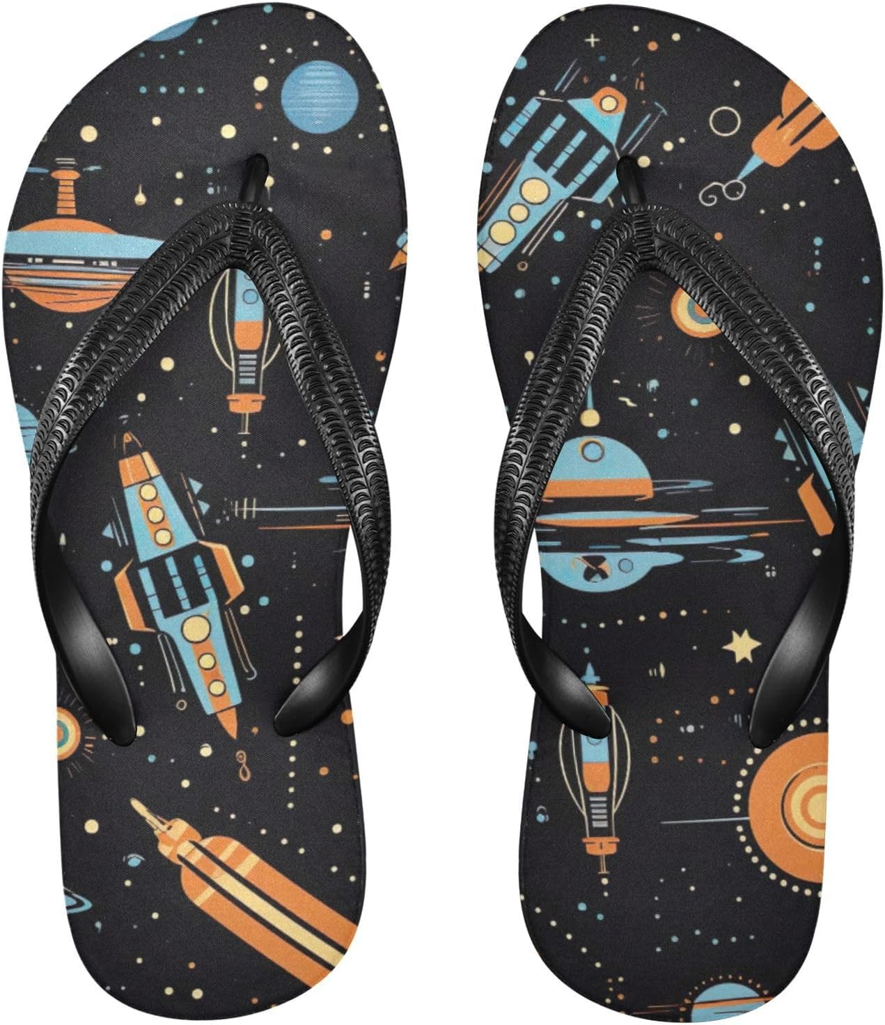 Женские и мужские летние повседневные сандалии Space Planet Rocket Flip Flop для пляжа и душа Kfbe
Женские и мужские летние повседневные сандалии Space Planet Rocket Flip Flop для пляжа и душа Kfbe