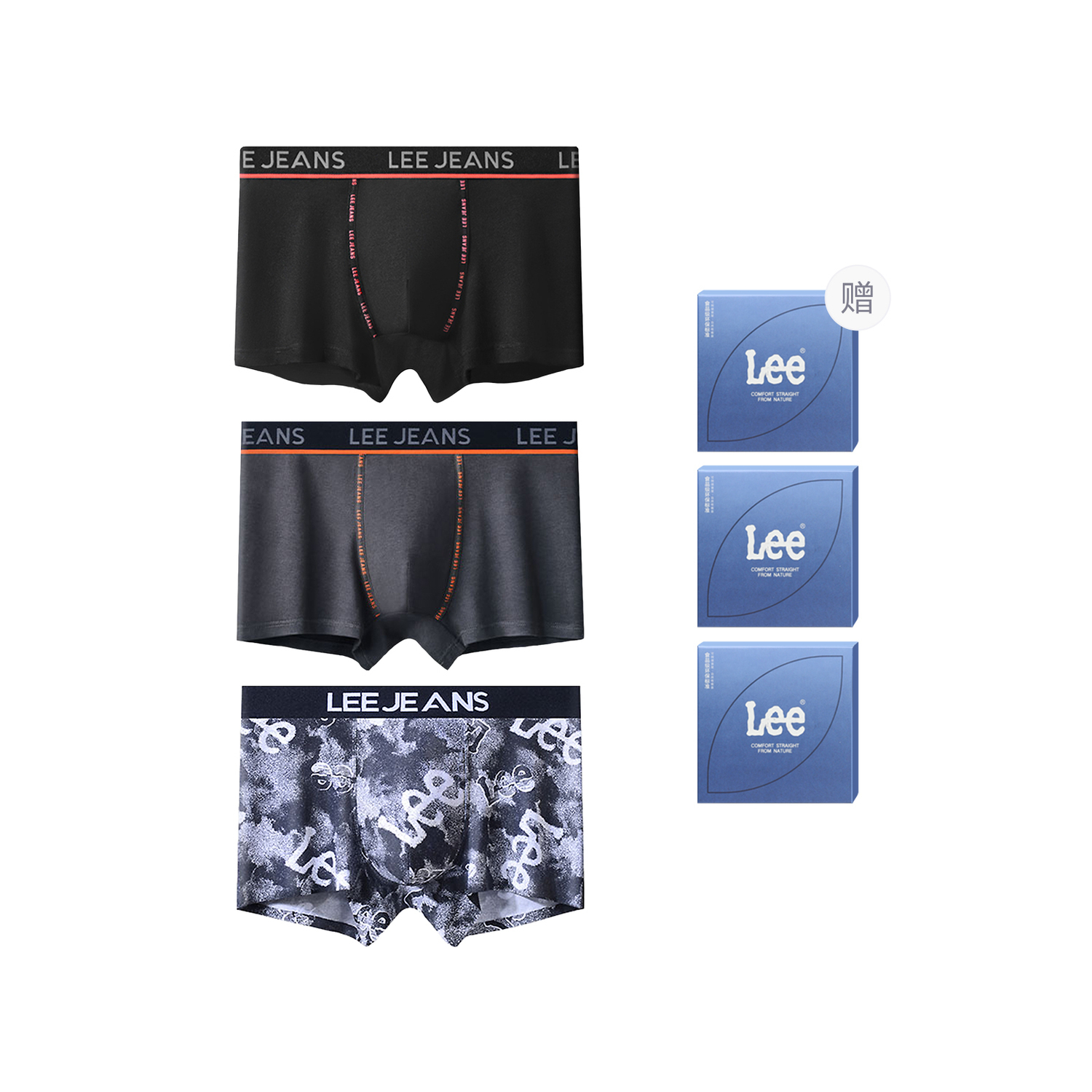 Боксеры мужские Brilliant Underpants 3 шт Lee, темно-серый
Боксеры мужские Brilliant Underpants 3 шт Lee, темно-серый