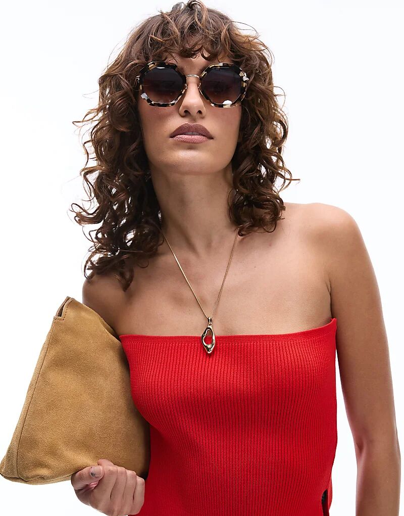 Солнцезащитные очки Jimmy Fairly The Angie большие круглые в черепаховой оправе 
Солнцезащитные очки Jimmy Fairly The Angie большие круглые в черепаховой оправе