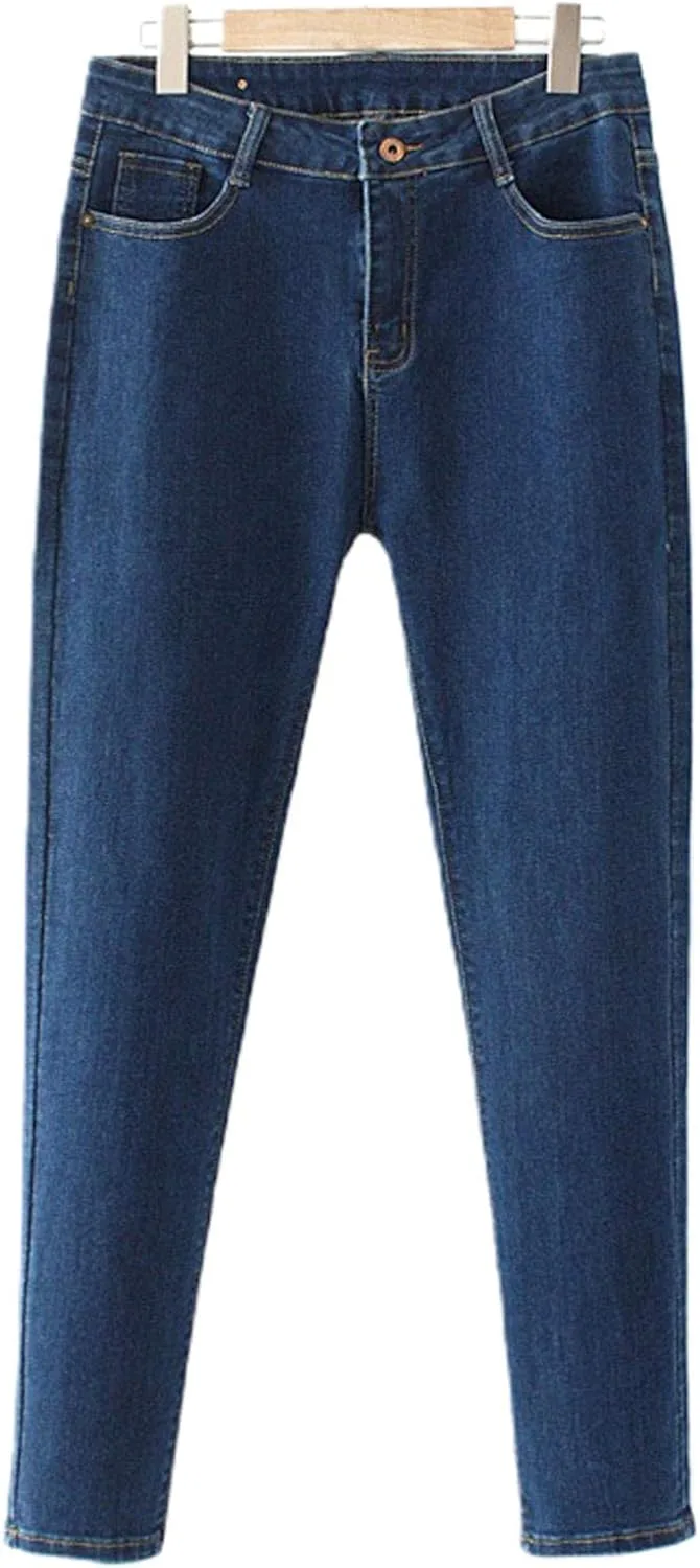 GGUHHU Женские облегающие джинсы с 5 карманами, завышенной талией и сужающимися штанинами
GGUHHU Женские облегающие джинсы с 5 карманами, завышенной талией и сужающимися штанинами