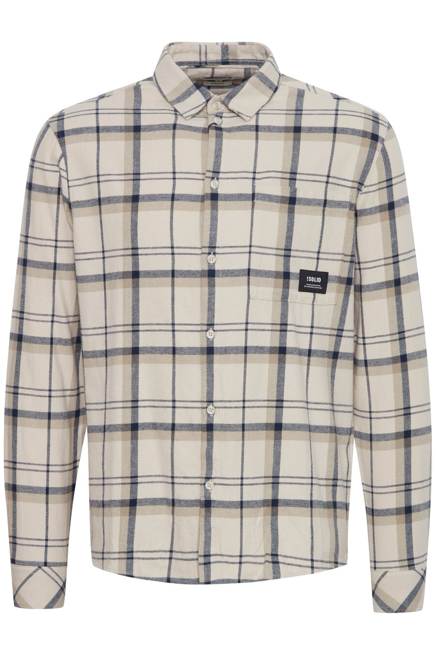 Рубашка на пуговицах классического кроя !Solid, бежевый
Рубашка на пуговицах классического кроя !Solid, бежевый