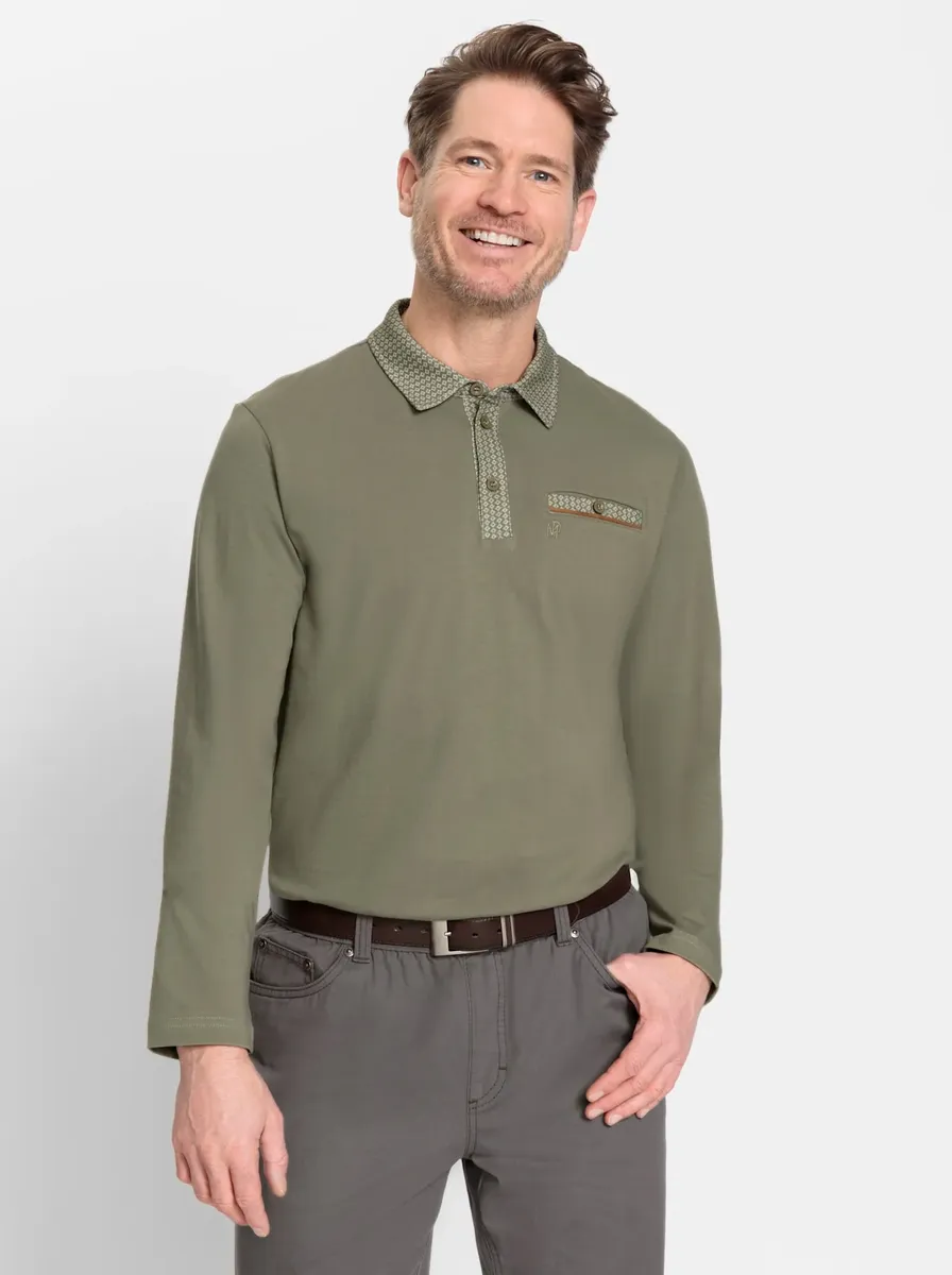 Рубашка поло Marco Donati "Рубашка поло с длинными рукавами", хаки
Рубашка поло Marco Donati "Рубашка поло с длинными рукавами", хаки