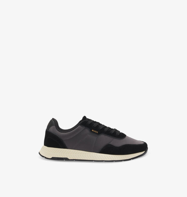 Кроссовки с низким верхом и фирменным принтом Boss, черный
Кроссовки с низким верхом и фирменным принтом Boss, черный