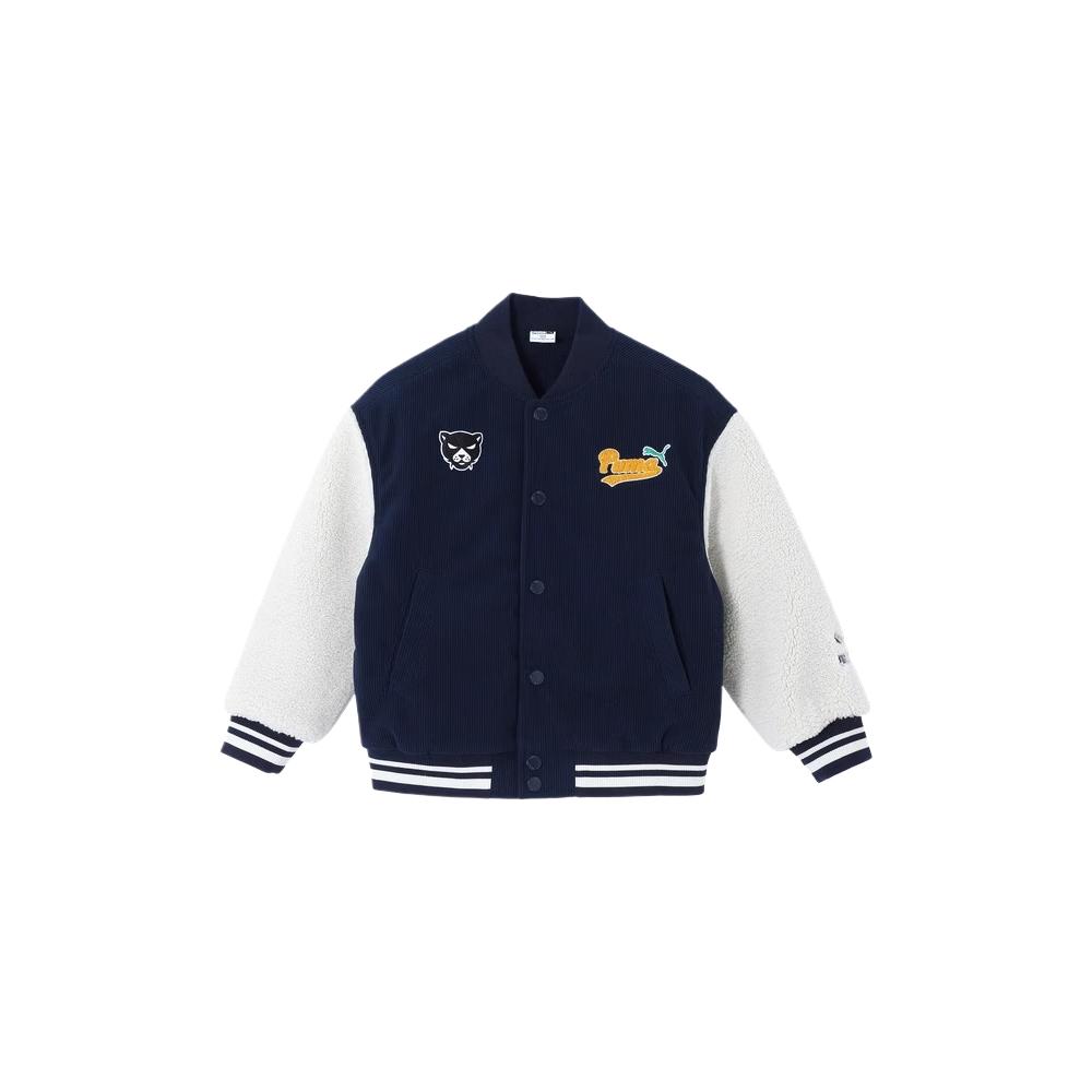 PUMA Бейсбольная куртка темно-синяя детская
PUMA Бейсбольная куртка темно-синяя детская