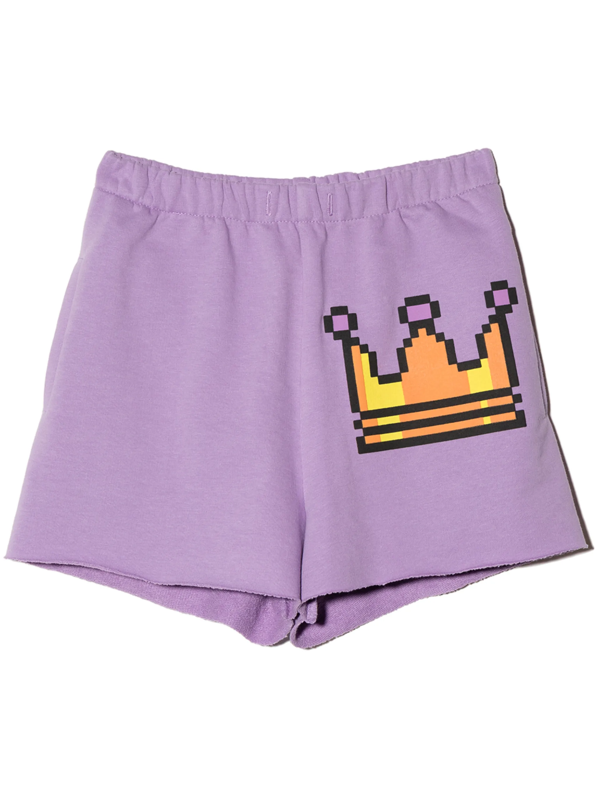 Шорты с принтом Pixel Crown Natasha Zinko Kids, фиолетовый
Шорты с принтом Pixel Crown Natasha Zinko Kids, фиолетовый