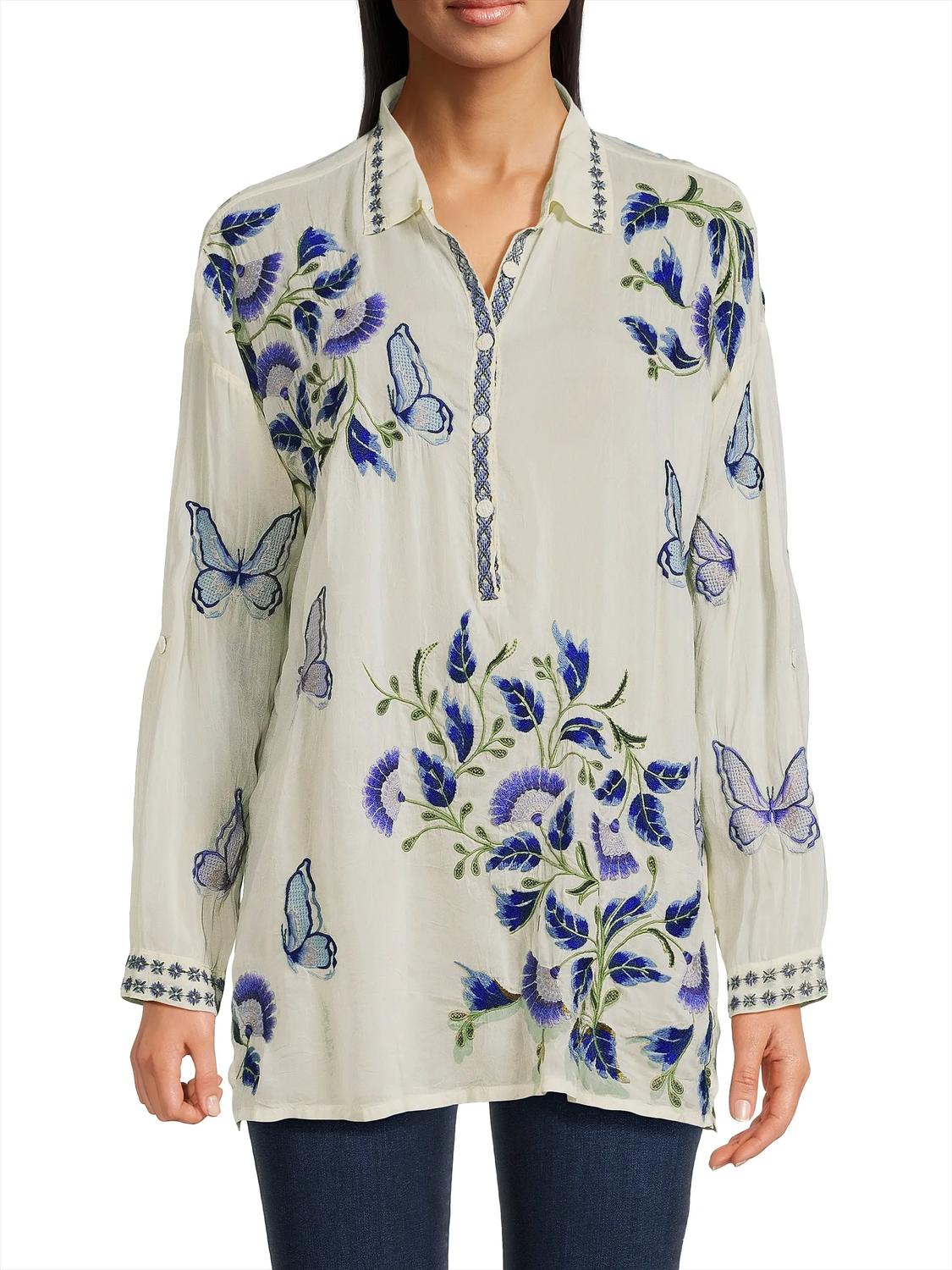 Туника Audrey в цвете ракушка Johnny Was, Shell
Туника Audrey в цвете ракушка Johnny Was, Shell