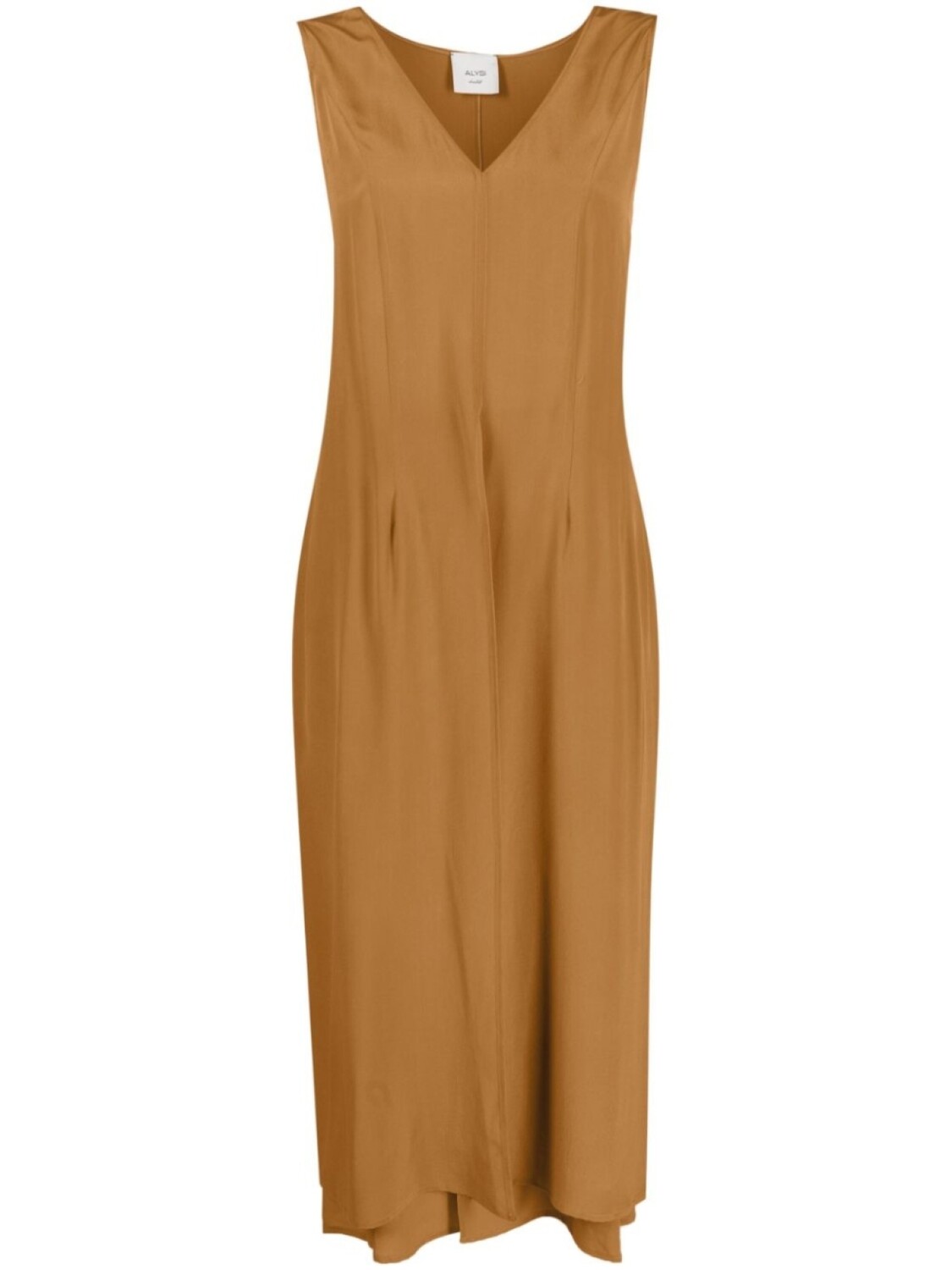 Шелковое платье миди Alysi, коричневый
Шелковое платье миди Alysi, коричневый