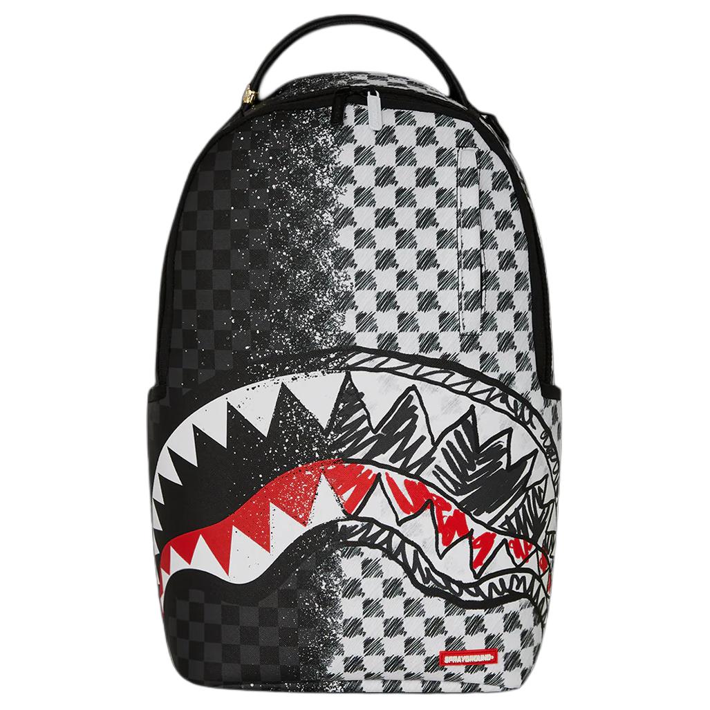 SPRAYGROUND Унисекс рюкзак из ПВХ черно-белый, Black & White
SPRAYGROUND Унисекс рюкзак из ПВХ черно-белый, Black & White