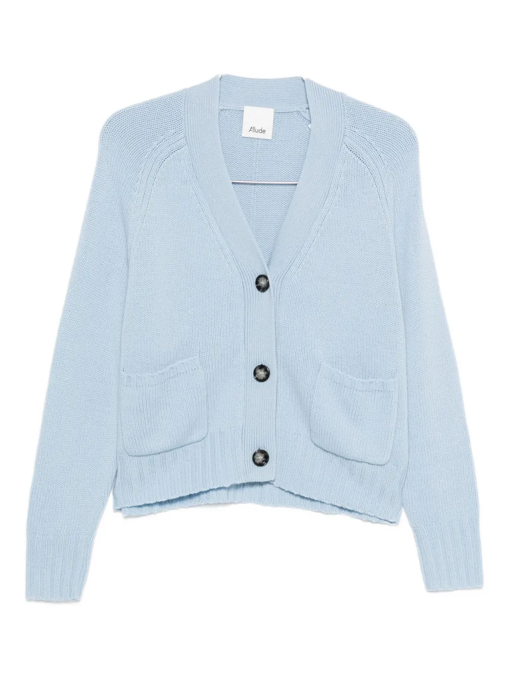 Кардиган на пуговицах с накладными карманами ALLUDE, синий
Кардиган на пуговицах с накладными карманами ALLUDE, синий