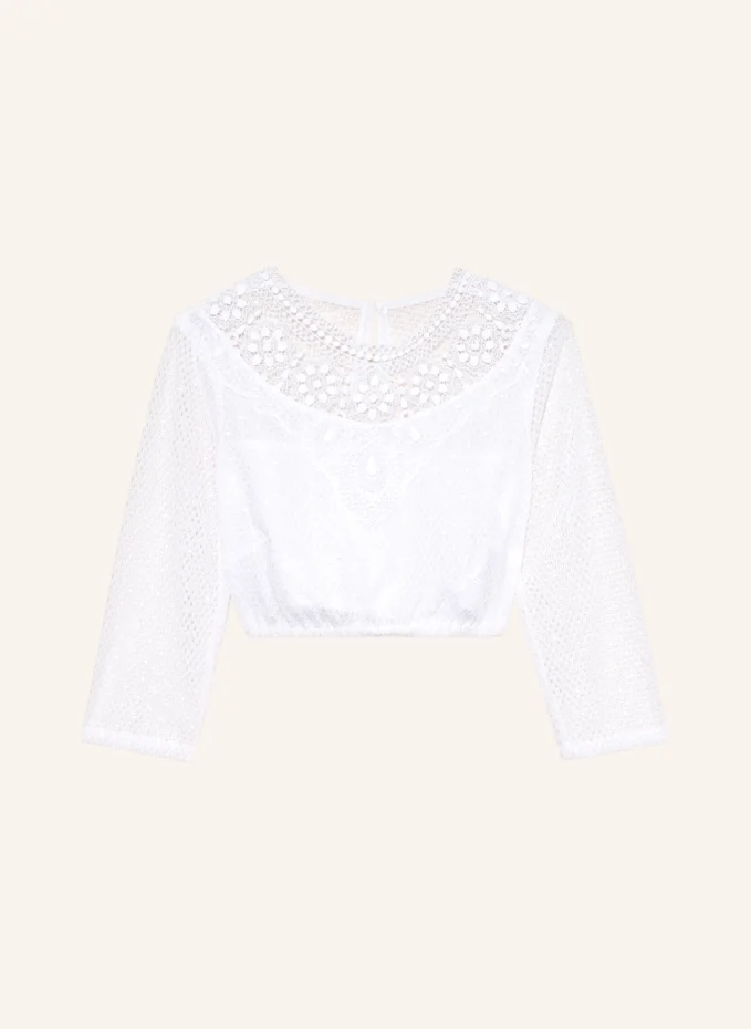 Блузка дирндль из кружева крючком Waldorff, белый
Блузка дирндль из кружева крючком Waldorff, белый