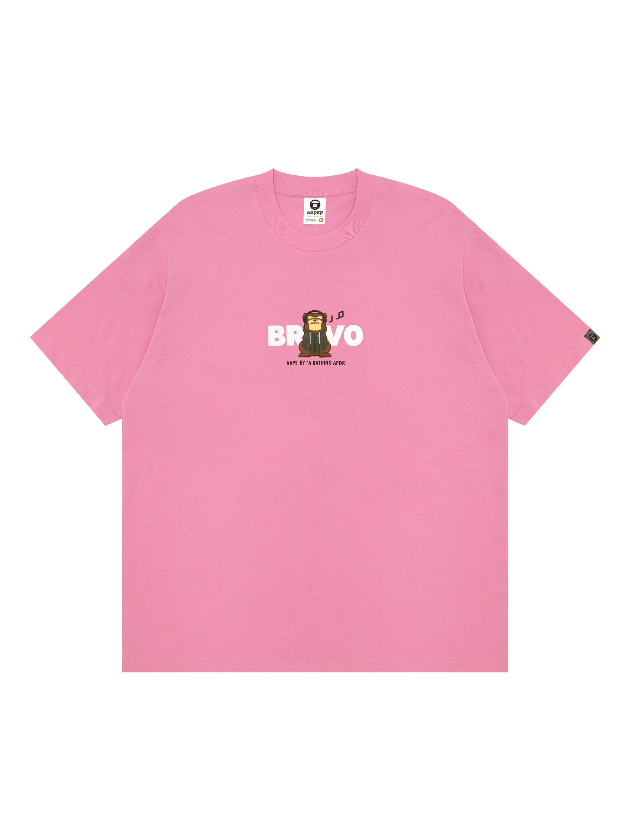 Декорированная футболка Bravo Aape By A Bathing Ape, розовый
Декорированная футболка Bravo Aape By A Bathing Ape, розовый