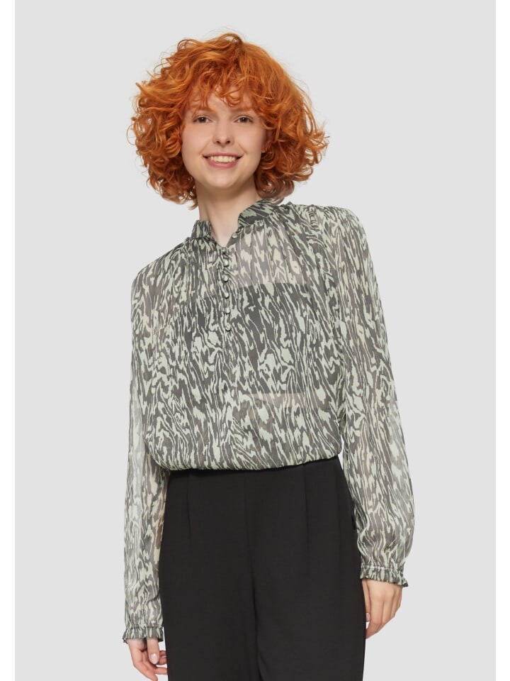 Блуза QS langarm, зеленый 
Блуза QS langarm, зеленый