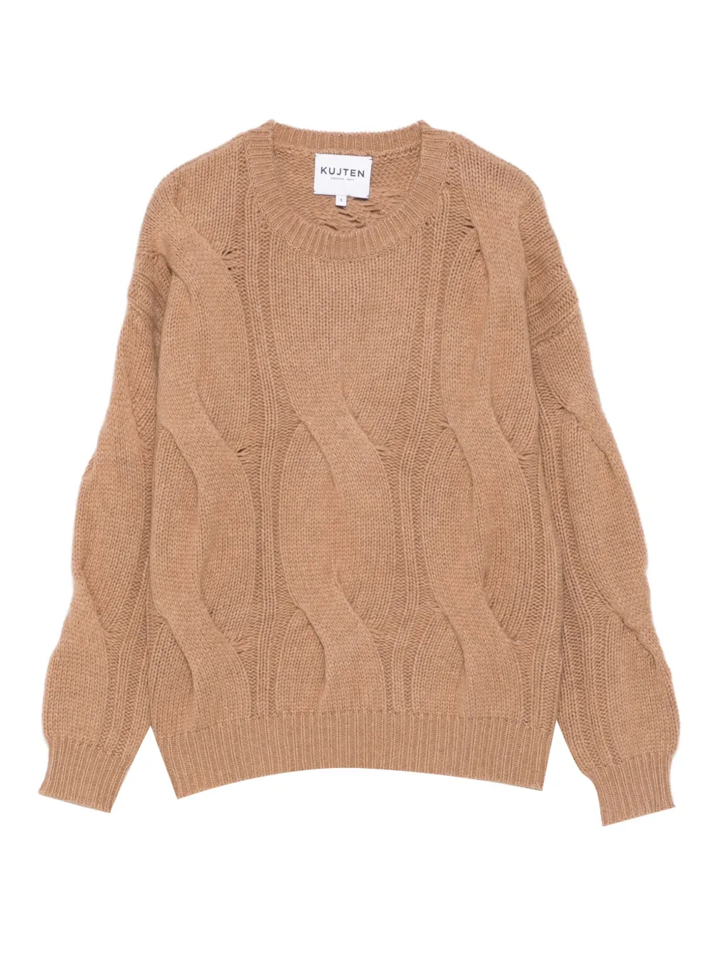 Свитер косой вязки kujten, коричневый
Свитер косой вязки kujten, коричневый