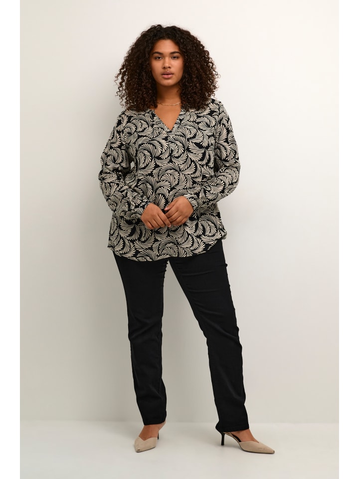 KAFFE curve Блузка с длинными рукавами KCmirta, стандартный крой, цвет черный/античный белый с принтом
KAFFE curve Блузка с длинными рукавами KCmirta, стандартный крой, цвет черный/античный белый с принтом
