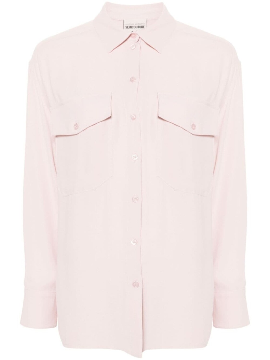 Semicouture креповая рубашка, розовый
Semicouture креповая рубашка, розовый