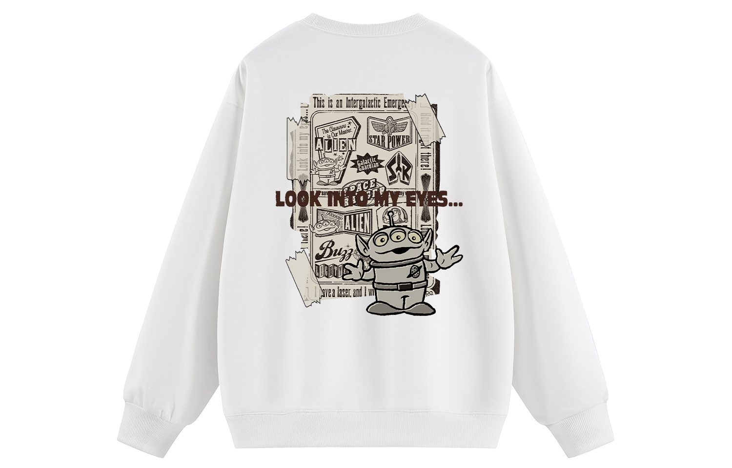 Толстовка унисекс с круглым вырезом, средней плотности Disney, белый fleece-lined
Толстовка унисекс с круглым вырезом, средней плотности Disney, белый fleece-lined