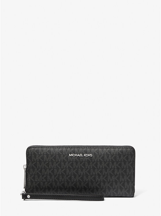Кошелек континентальный с фирменным логотипом Jet set travel Michael Kors, черный
Кошелек континентальный с фирменным логотипом Jet set travel Michael Kors, черный