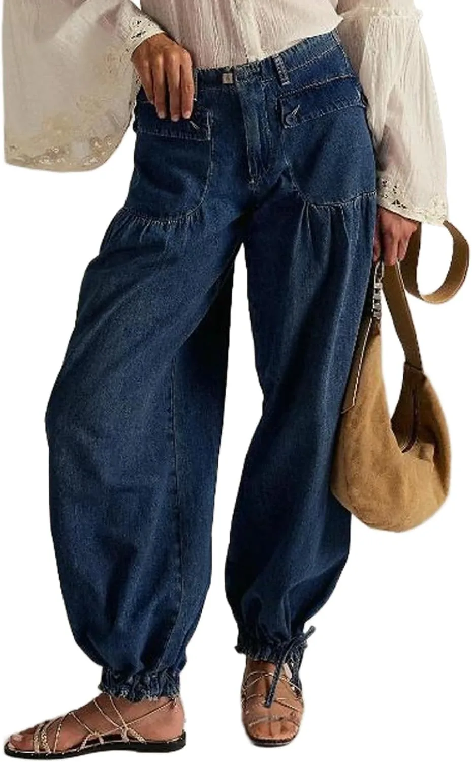 Женские джинсы Yoeasy Lotus Tube Mid Rise Baggy Wide Leg с карманами
Женские джинсы Yoeasy Lotus Tube Mid Rise Baggy Wide Leg с карманами