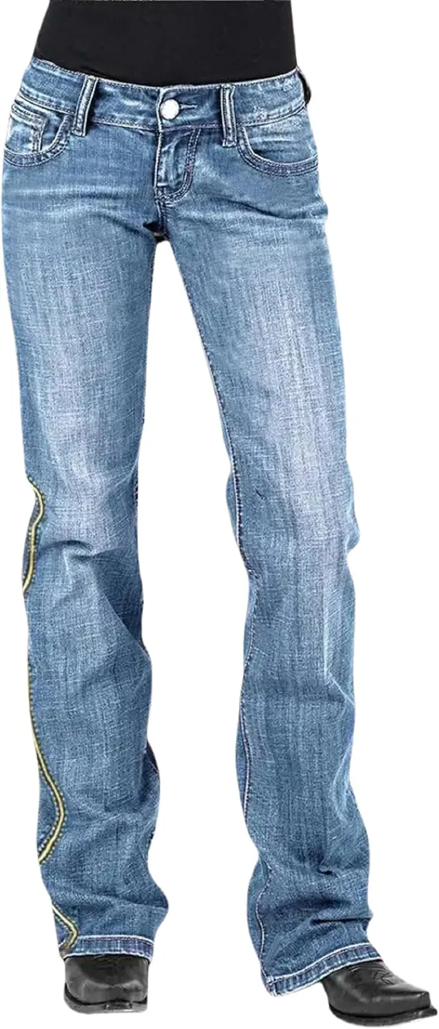 Женские джинсы Slim Fit с вышивкой на заднем кармане Huang's
Женские джинсы Slim Fit с вышивкой на заднем кармане Huang's
