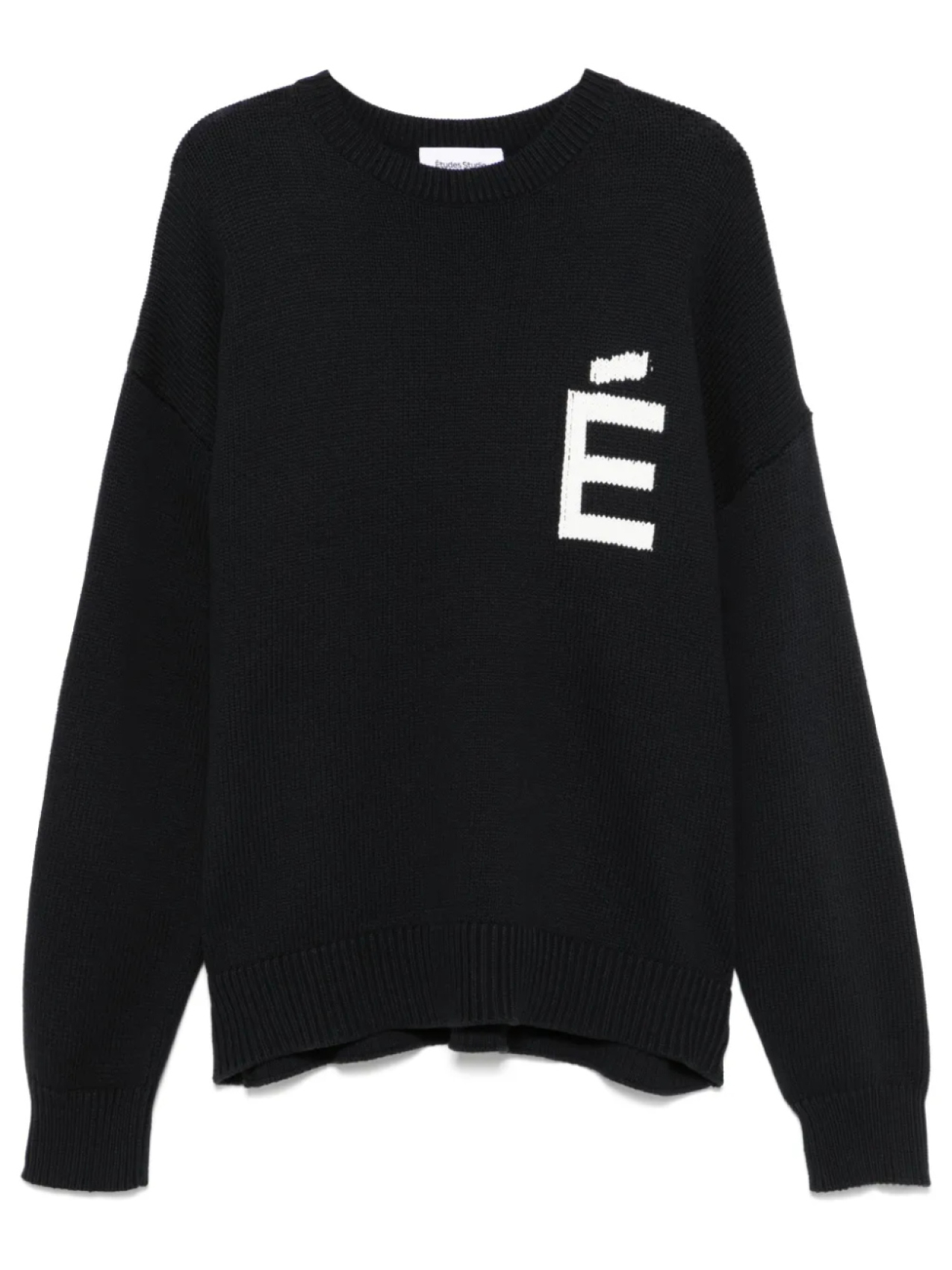 Жаккардовый свитер с логотипом Études Studio, черный
Жаккардовый свитер с логотипом Études Studio, черный