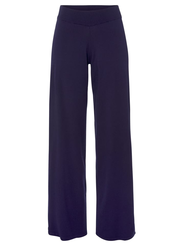 LASCANA Вязаные брюки темно-синего цвета
LASCANA Вязаные брюки темно-синего цвета