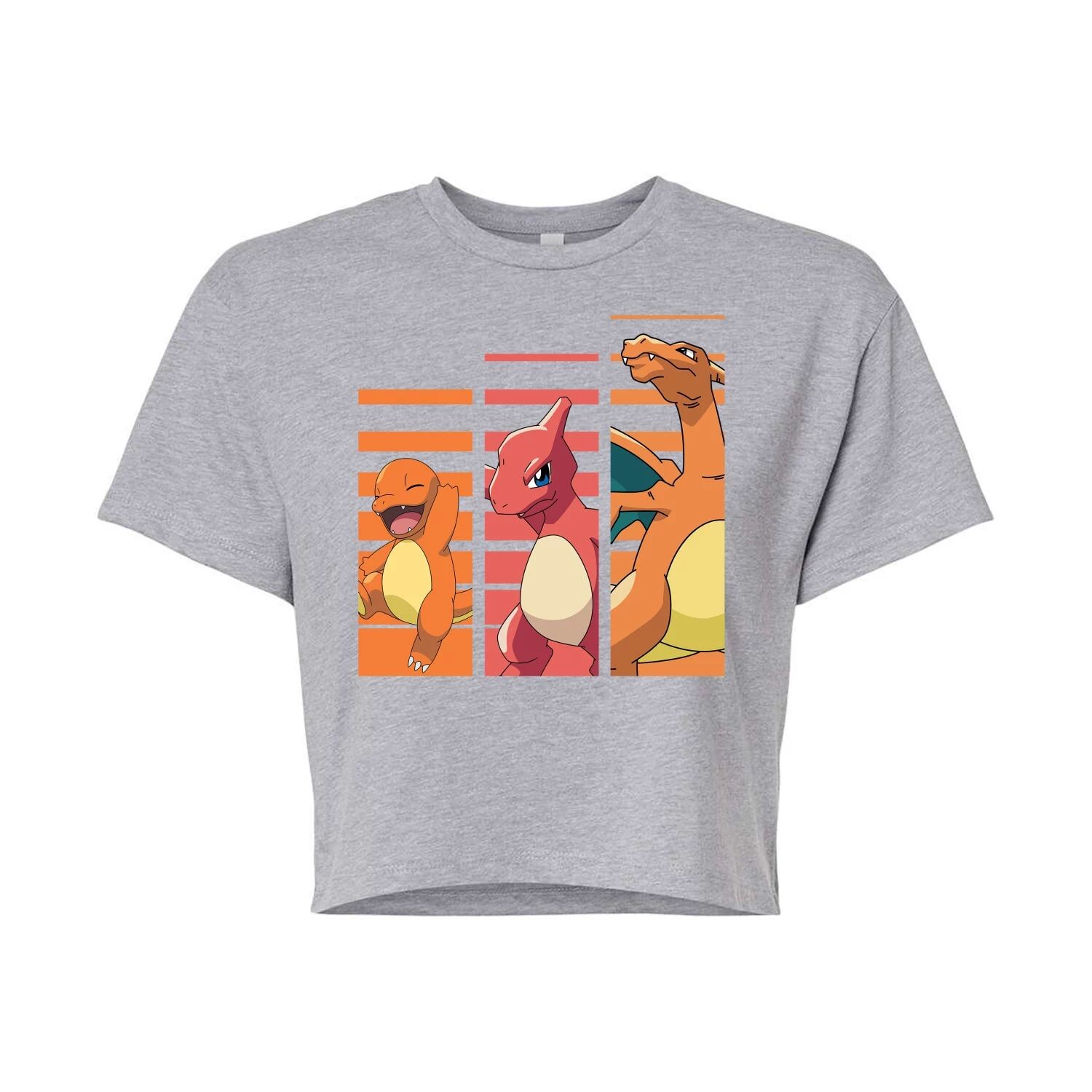 Укороченная футболка с рисунком Pokémon Charmander Evolution для юниоров Licensed Character, серый
Укороченная футболка с рисунком Pokémon Charmander Evolution для юниоров Licensed Character, серый