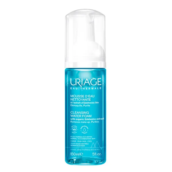 Очистите и удалите макияж Espuma De Agua Limpiadora Uriage, 150 ml
Очистите и удалите макияж Espuma De Agua Limpiadora Uriage, 150 ml