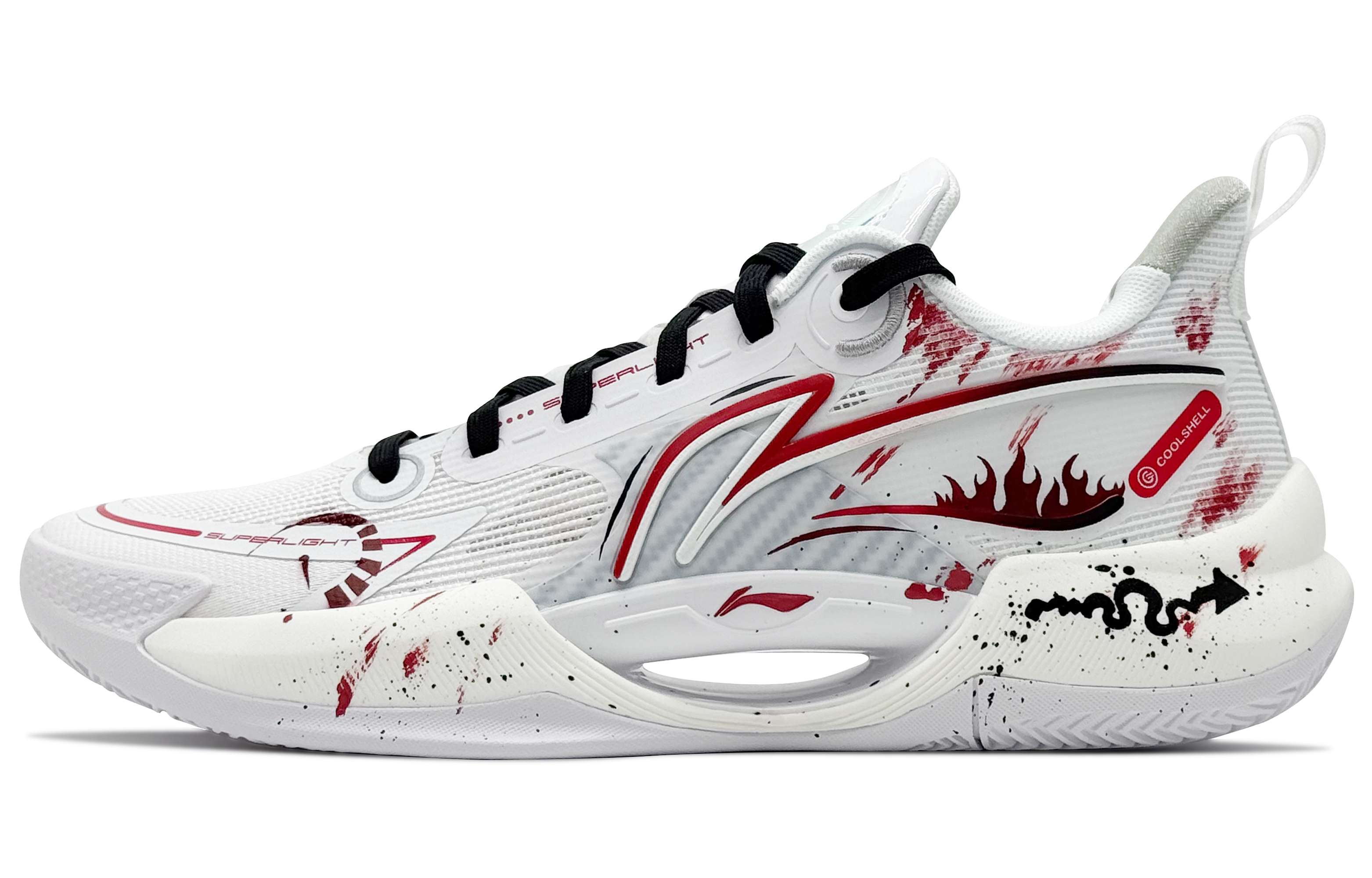 LINING Баскетбольные кроссовки Super Light V2 с амортизацией, противоскользящие и износостойкие, низкие, мужские, белые, красные
LINING Баскетбольные кроссовки Super Light V2 с амортизацией, противоскользящие и износостойкие, низкие, мужские, белые, красные