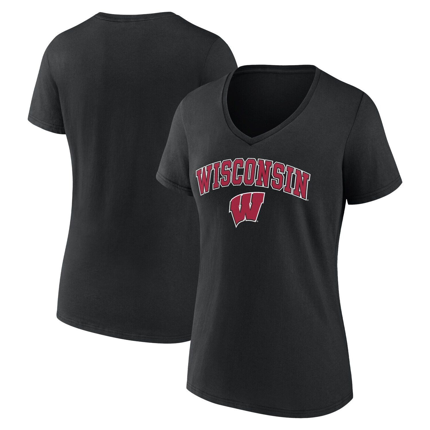 Женская футболка Fanatics Black Wisconsin Badgers Evergreen Campus с v-образным вырезом Fanatics
Женская футболка Fanatics Black Wisconsin Badgers Evergreen Campus с v-образным вырезом Fanatics