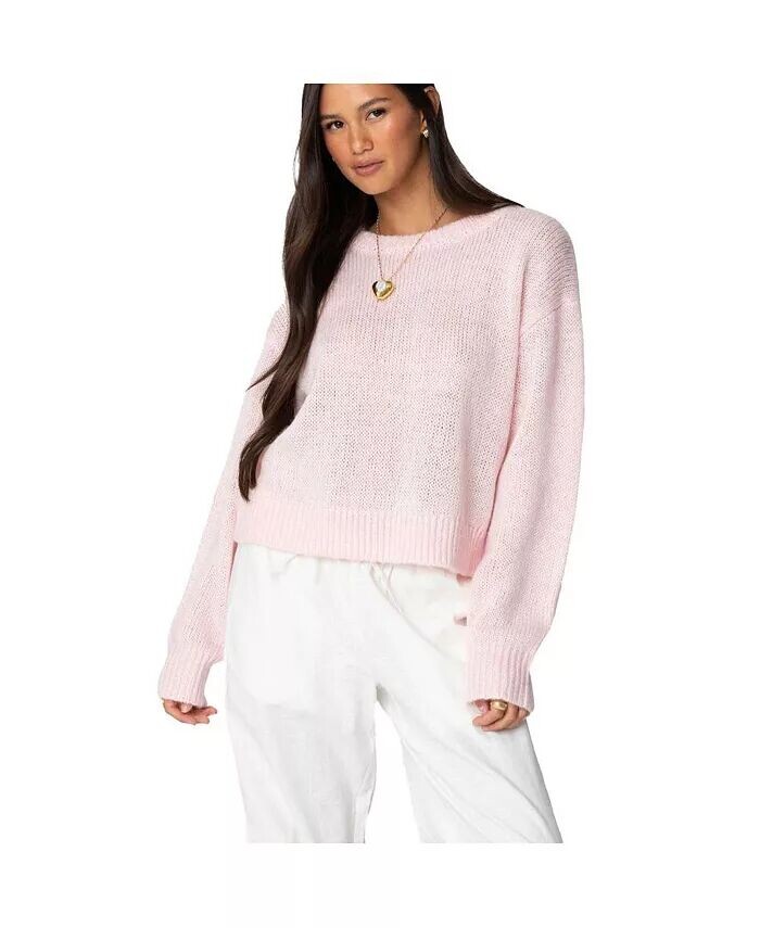 Женский свитер свободного кроя Kyrah Edikted, розовый
Женский свитер свободного кроя Kyrah Edikted, розовый