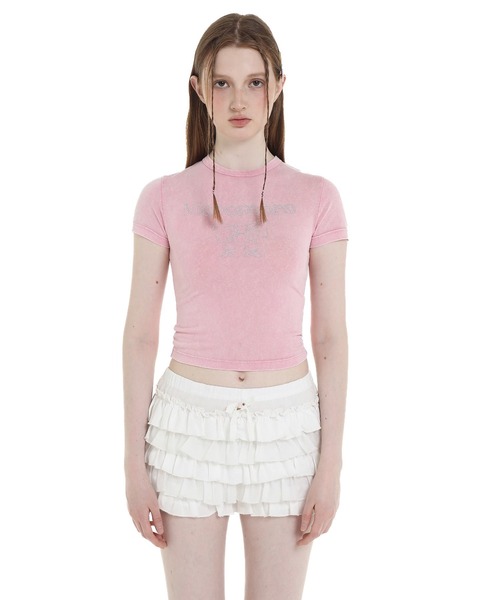 Футболка с логотипом и стразами Moromoro2, розовый
Футболка с логотипом и стразами Moromoro2, розовый