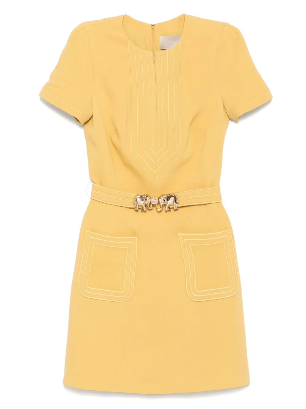 Короткое платье с пряжкой Elie Saab, нейтральный
Короткое платье с пряжкой Elie Saab, нейтральный